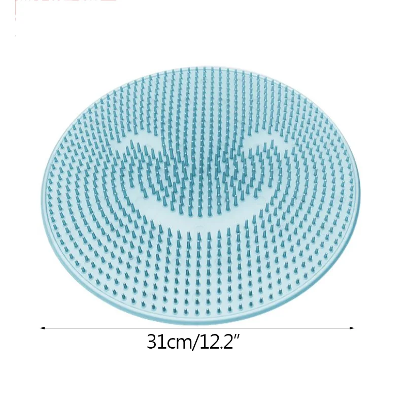

Silicone Massage Brush Bath Mat Foot Bath Massage Brushes Bathroom Accessories Cleaning Tools Household Items