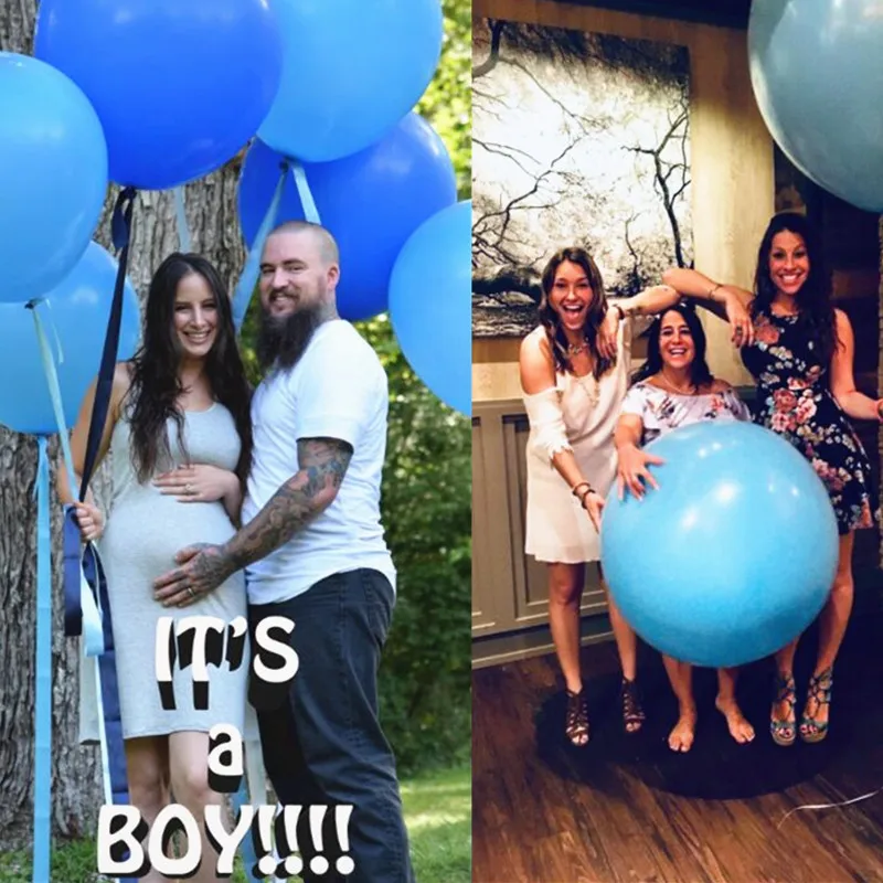 1 шт. 36 дюймов Большой латексный воздушный шар необычный цвет гелий надувной