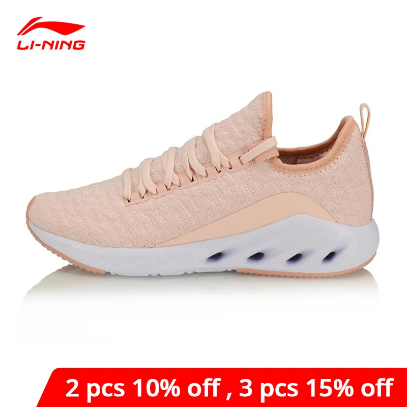 Li-Ning Для женщин LN-ARC удобные кроссовки для бега комфорт внутри Ли Нин Фитнес