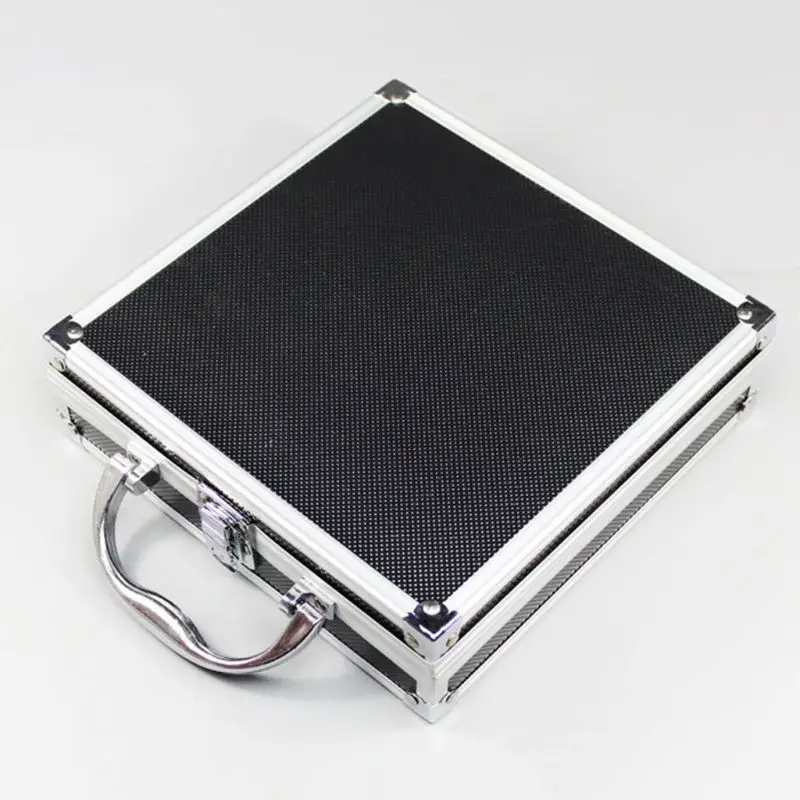 

Portable Aluminum Alloy Tool Box Practical Storage Travel Carry Case with Sponge