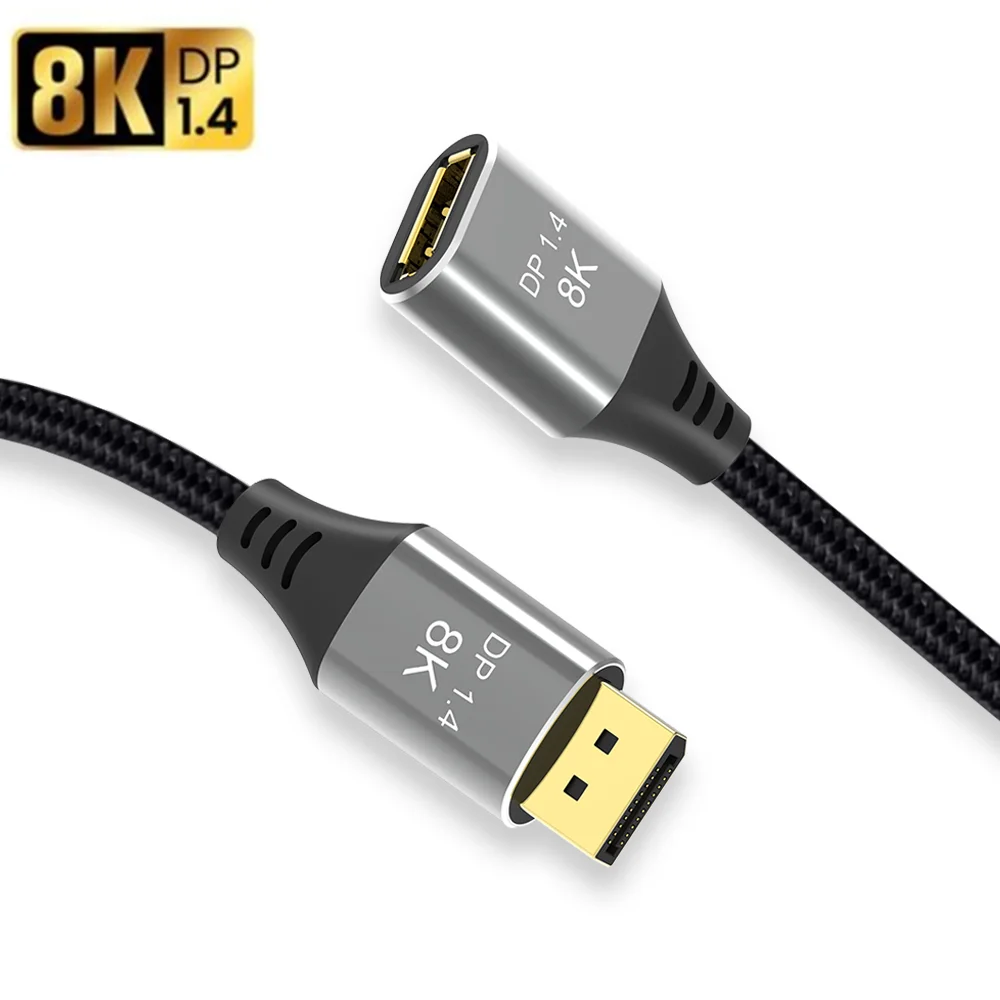 DP1.4 Удлинительный кабель Male to Female 8K @ 60Hz 4K 144Hz DisplayPort DP | Электроника