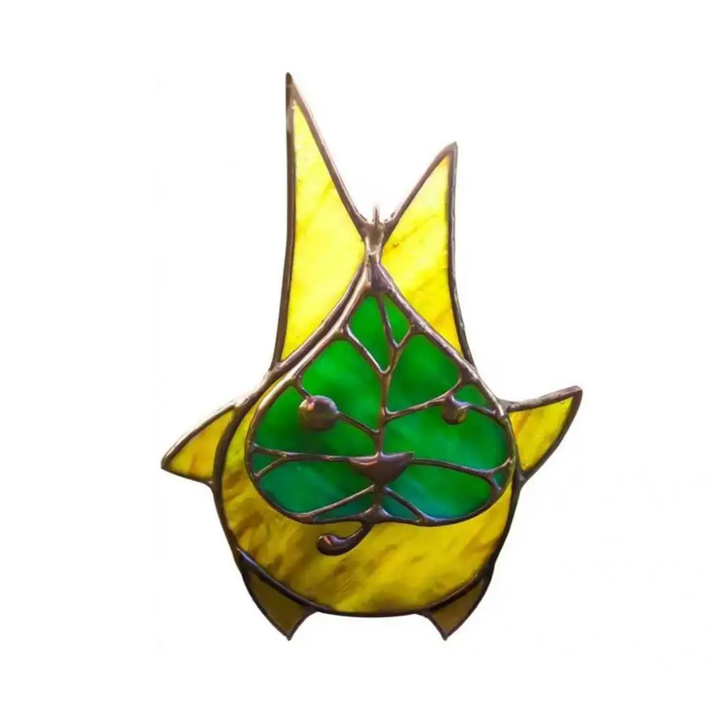 

Acrylic Interesting Small Backyard Leaf Elf Adornment Decorative Garden Adornment Attractive for Outdoor