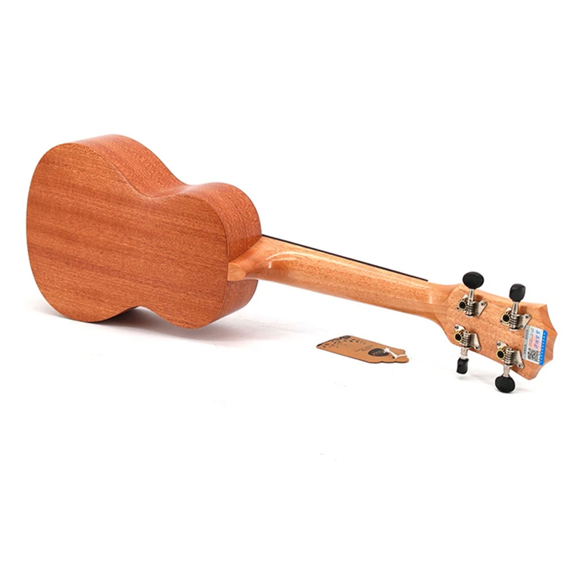 21 дюйм бабочка любовь цветок Сапеле Укулеле из розового дерева Fretboard 4 струны