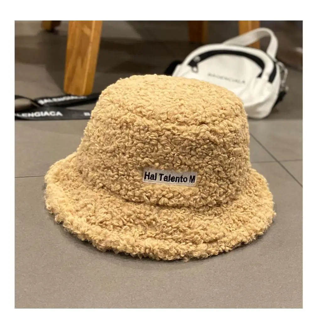 2020 New Women Bucket Hat Winter Fisherman Hats Leisure Versatile Knit Wool Outdoor Streetwear Fashionable Folding Cap | Аксессуары для