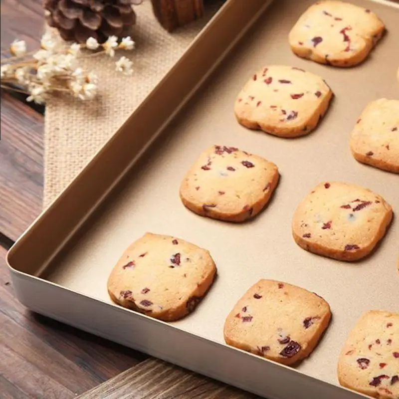 Прямоугольный антипригарный Противень из углеродистой стали для пиццы Печенье