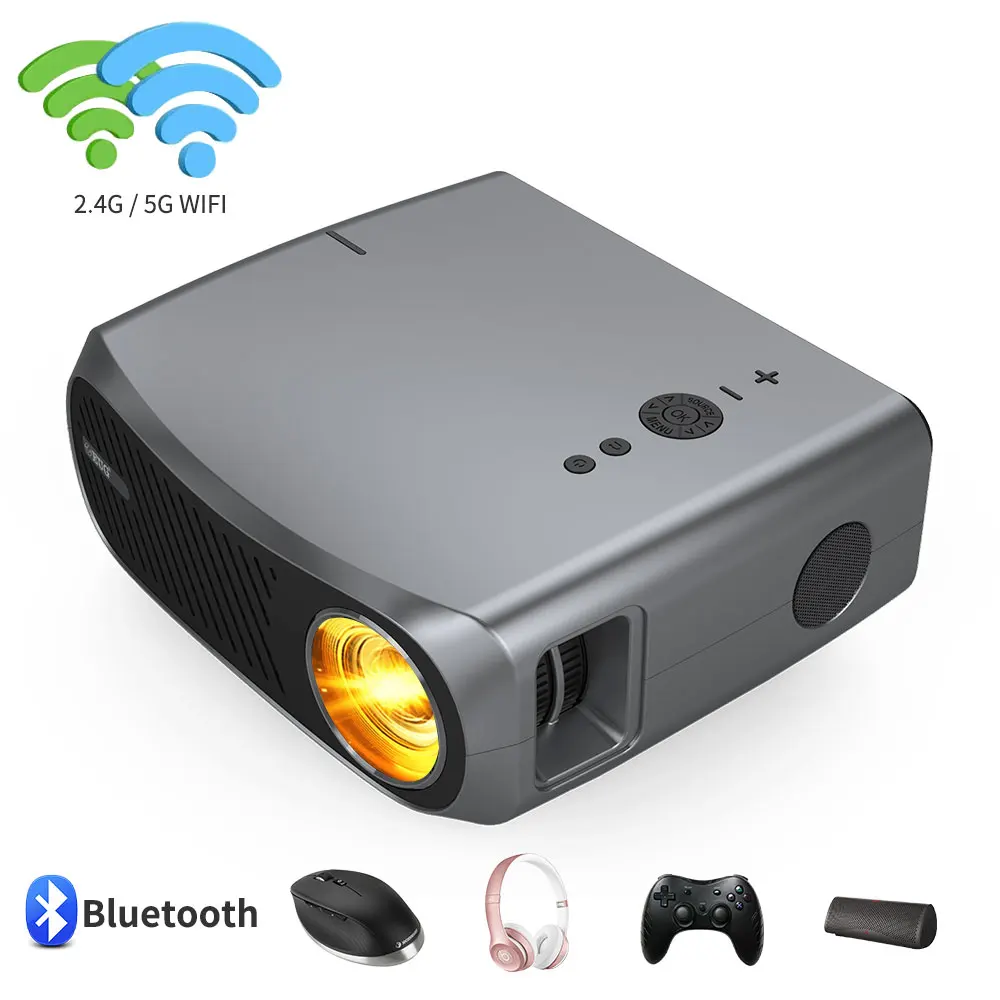 Проектор 4K для домашнего кинотеатра видеопроектор со светодиодной подсветкой 7200