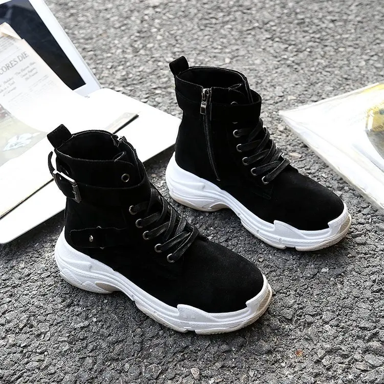 Сапоги Aleafalling женские из флока мягкие кожаные зимние сапоги для зрелых женщин