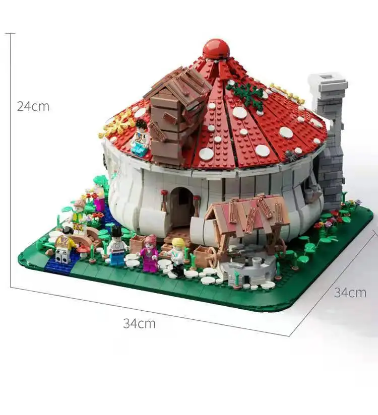 

2633 PCS 2020 new Forest light house mushroom hut building blocks bricks education kids toys for children baby christmas gifts