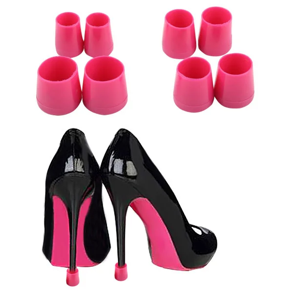 Newly 1 Pair High Heel Protectors Heel Stoppers Shoes Covers Latin Dance Shoes Stopper Anti-skid Wearable DO99