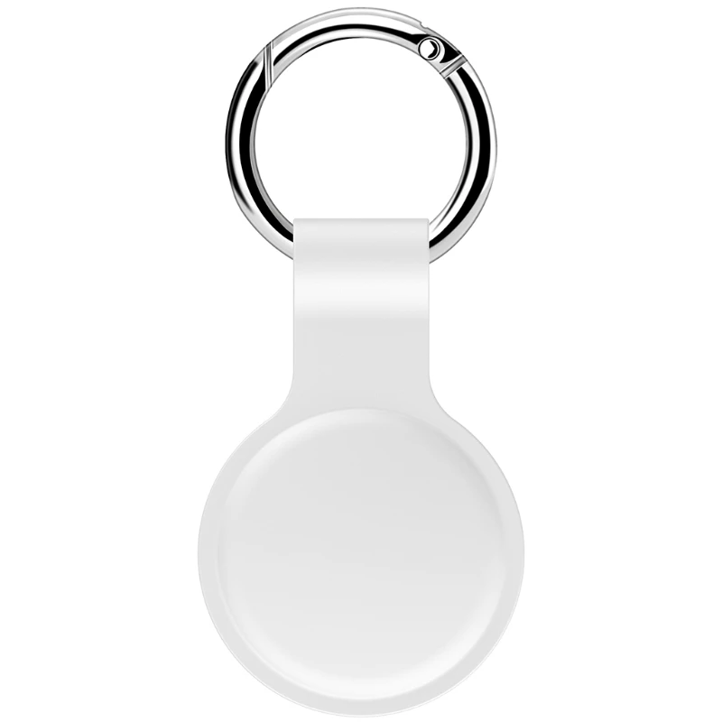 

Protective Cover Soft Silicone Case Shell Location Tracker Protector With Buckle for AirTags Bluetooth Tracker Accessories X6HB