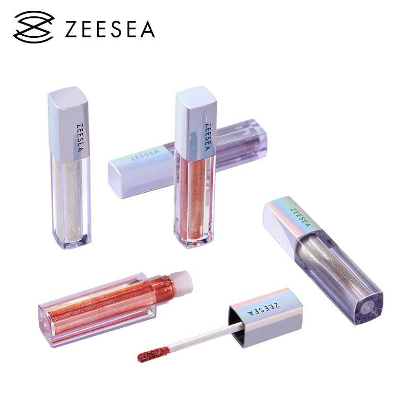Жидкие тени для век ZEESEA водостойкие косметические мерцающие |