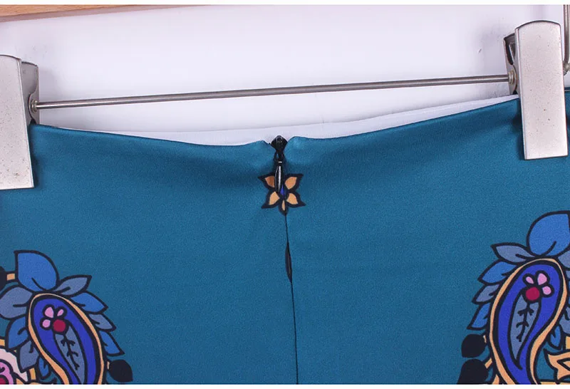 Юбка карандаш Женская средней длины с цветочным рисунком|Женские юбки| |