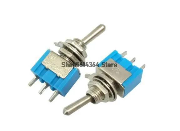 

AC 125V 6A SPDT ON-ON 2 Positions 3 Pin Latching Micro Toggle Switch 5 Pcs