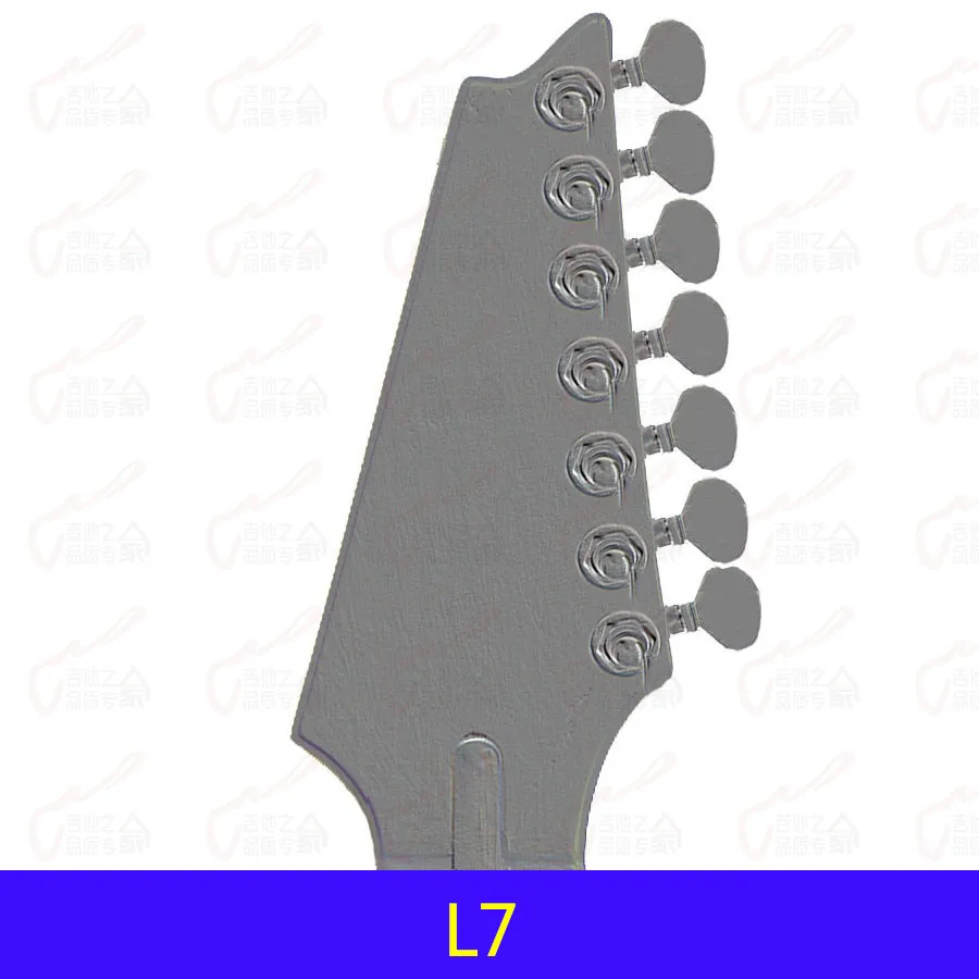 L7 One Set 6/7/8 строк без фиксирующий винт гитарные Колки тюнеры Chrome(#0746) Сделано в Тайване - Цвет: L7 One Set