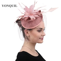 elegant bridal mesh hair fascinators hat women headwear hair clips ladies derby wedding headwear headbands veils race party tea