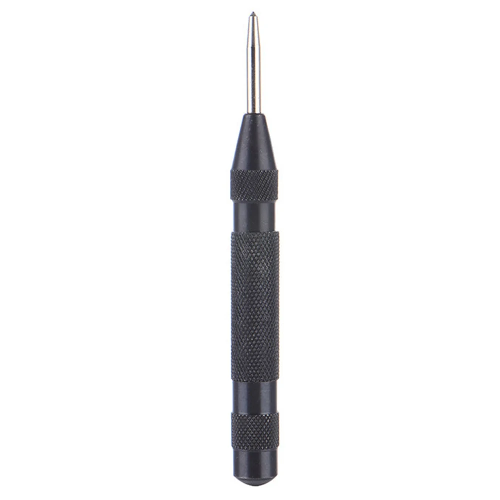 

Steel Black Drill Bits Centre Pin Punch Strike Marking Hole Tool Automatic Woodworking Spring Loads