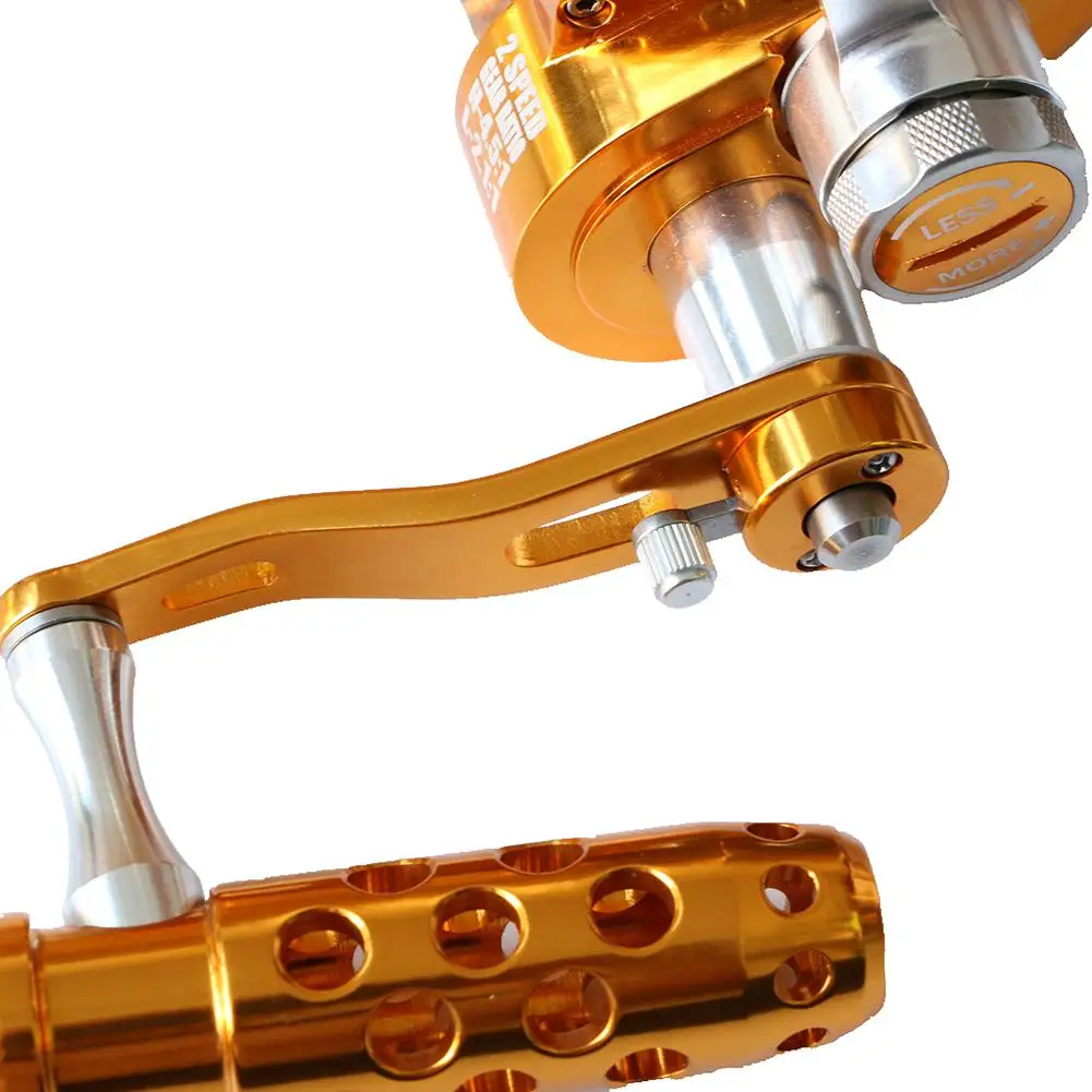 Полностью Металлическая наматывающая катушка для соленой воды левая/правая рука