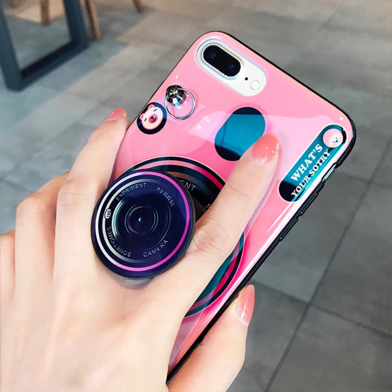 poco x3 case retro 3d camera phone case for xiaomi poco x3 nfc 2020 fashion silicone soft back cover with strap fundas free global shipping