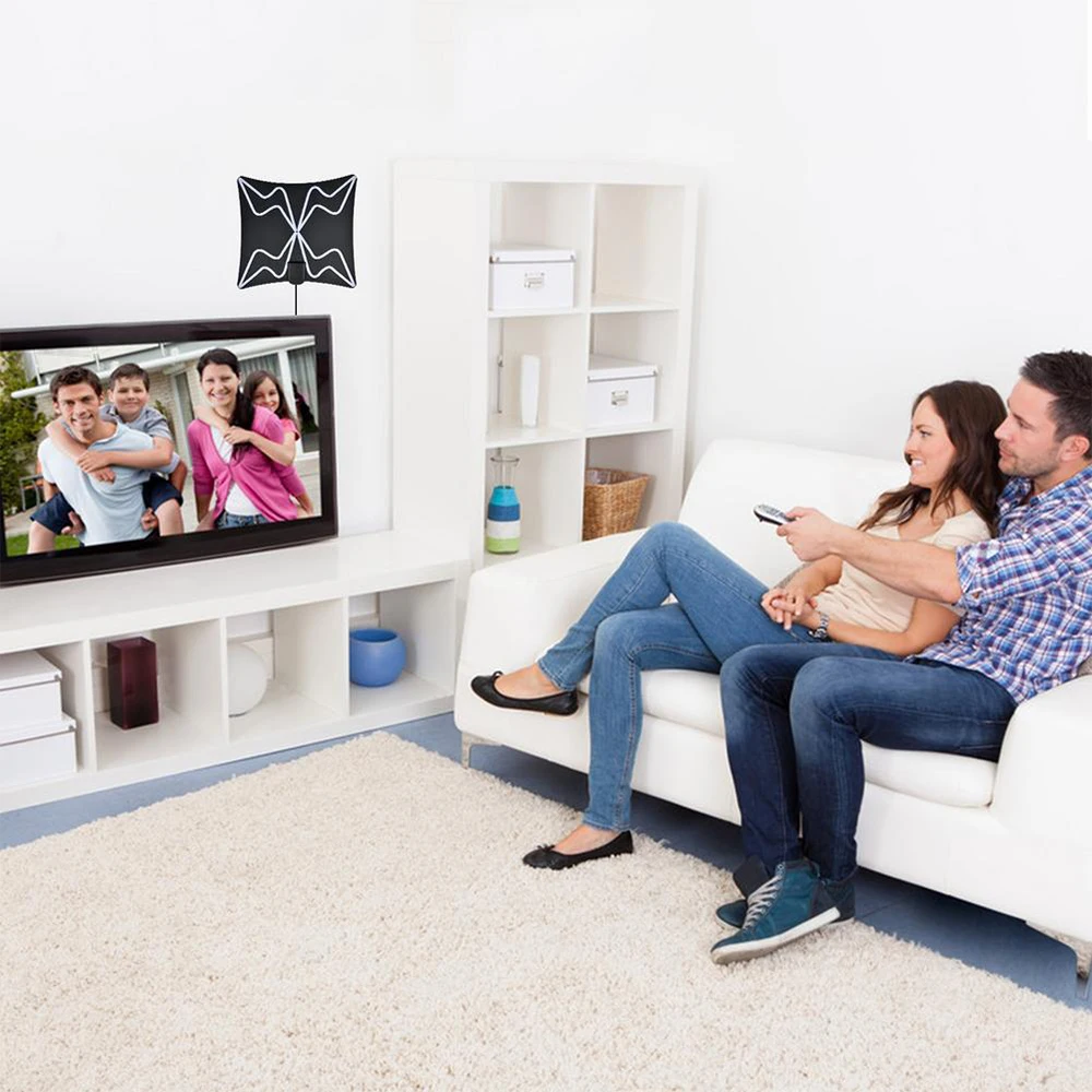 4K High Gain 3800 Miles HD Amplifier Booster Active Indoor Antenna DVB-T2 CBS Freeview TV HD Digital Antenna Channel Broadcastin