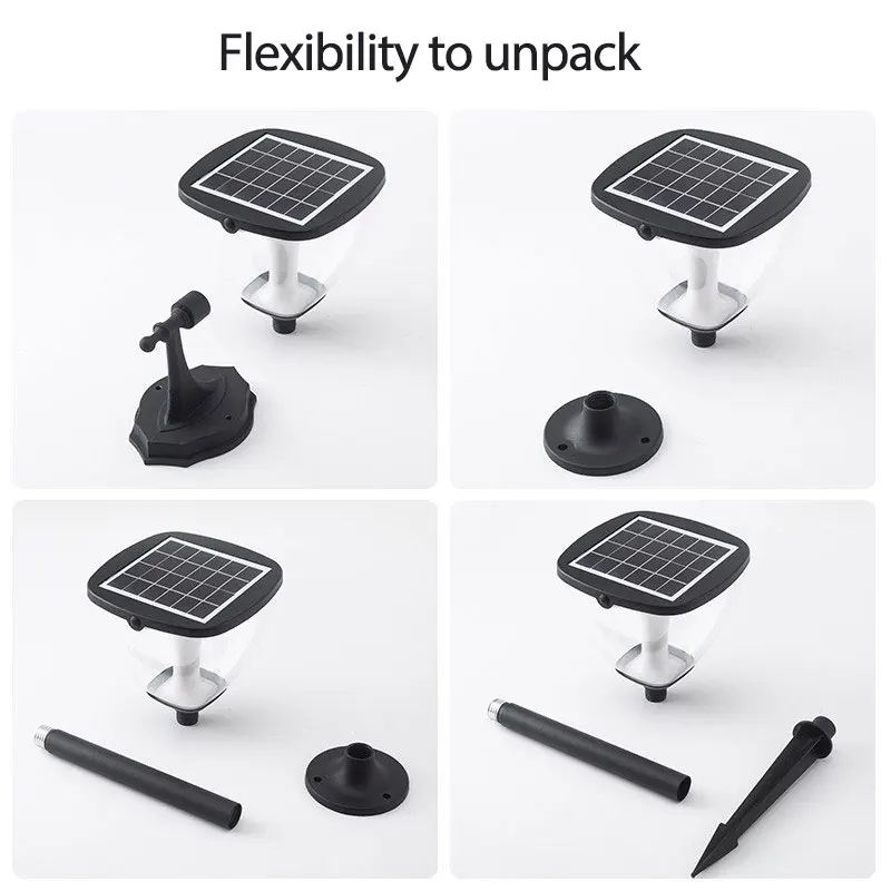 

Outdoor Grass Lawn Solar Powered Light Garden Landscape Smart Light LED Wall Lighting Decoration Household IP65 Wateproof