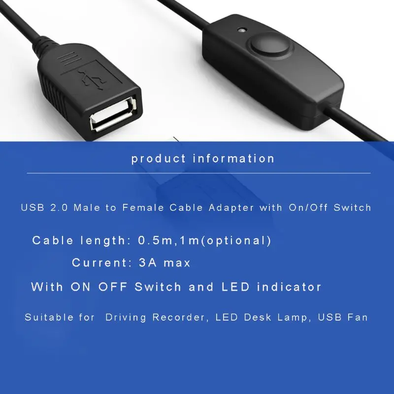 Суперскоростной Удлинитель USB 2 0 для синхронизации данных и выключателя