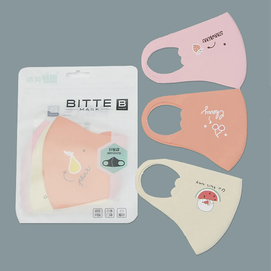 Модная Пылезащитная маска для детей лица пылезащитные ветрозащитные защитные