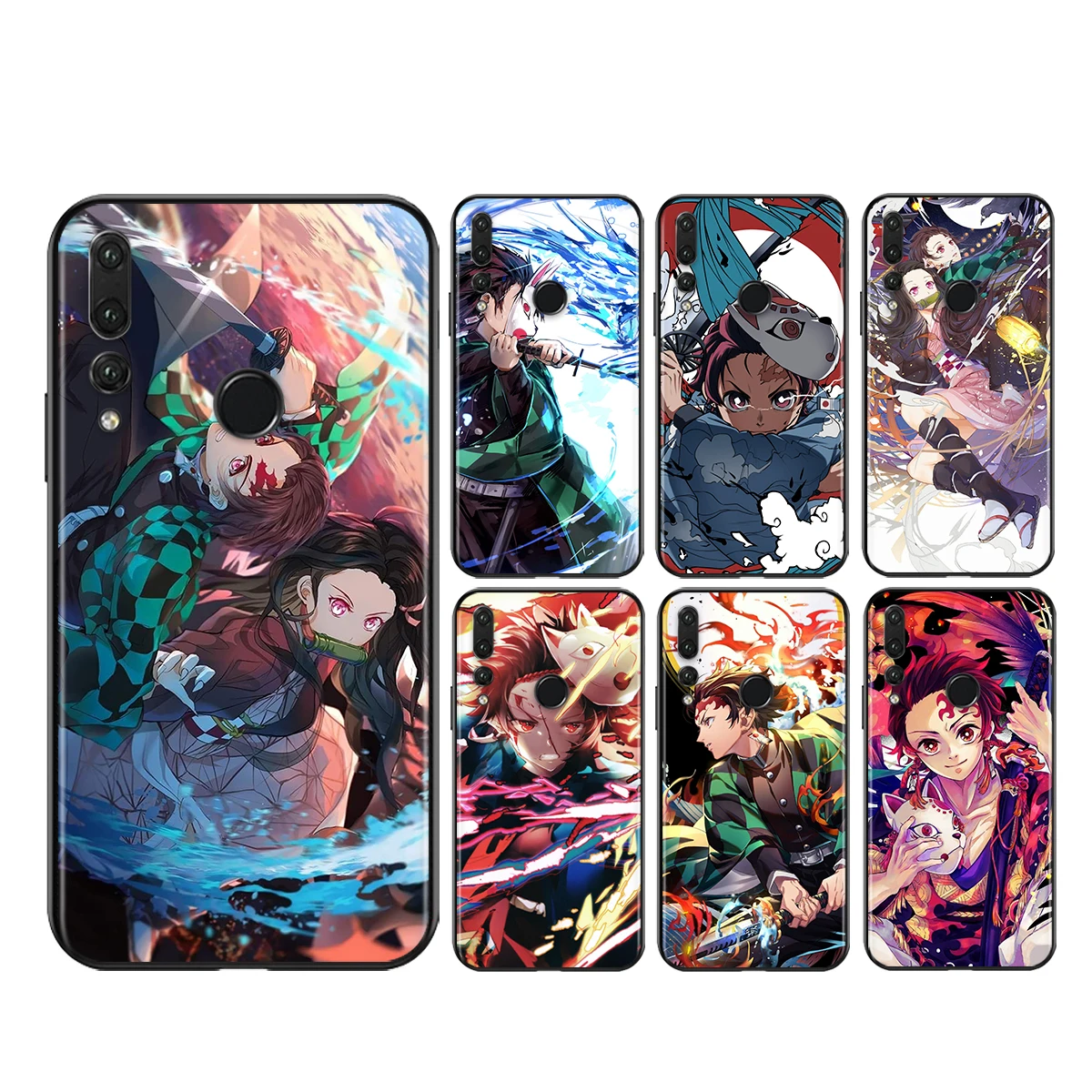 

Anime Demon Slayer Kimetsu no Yaiba Soft TPU For Honor View 20 10X 10i 10 X10 9N 9X 9C 9A 9S 9 V9 Lite Pro 5G Black Phone Case