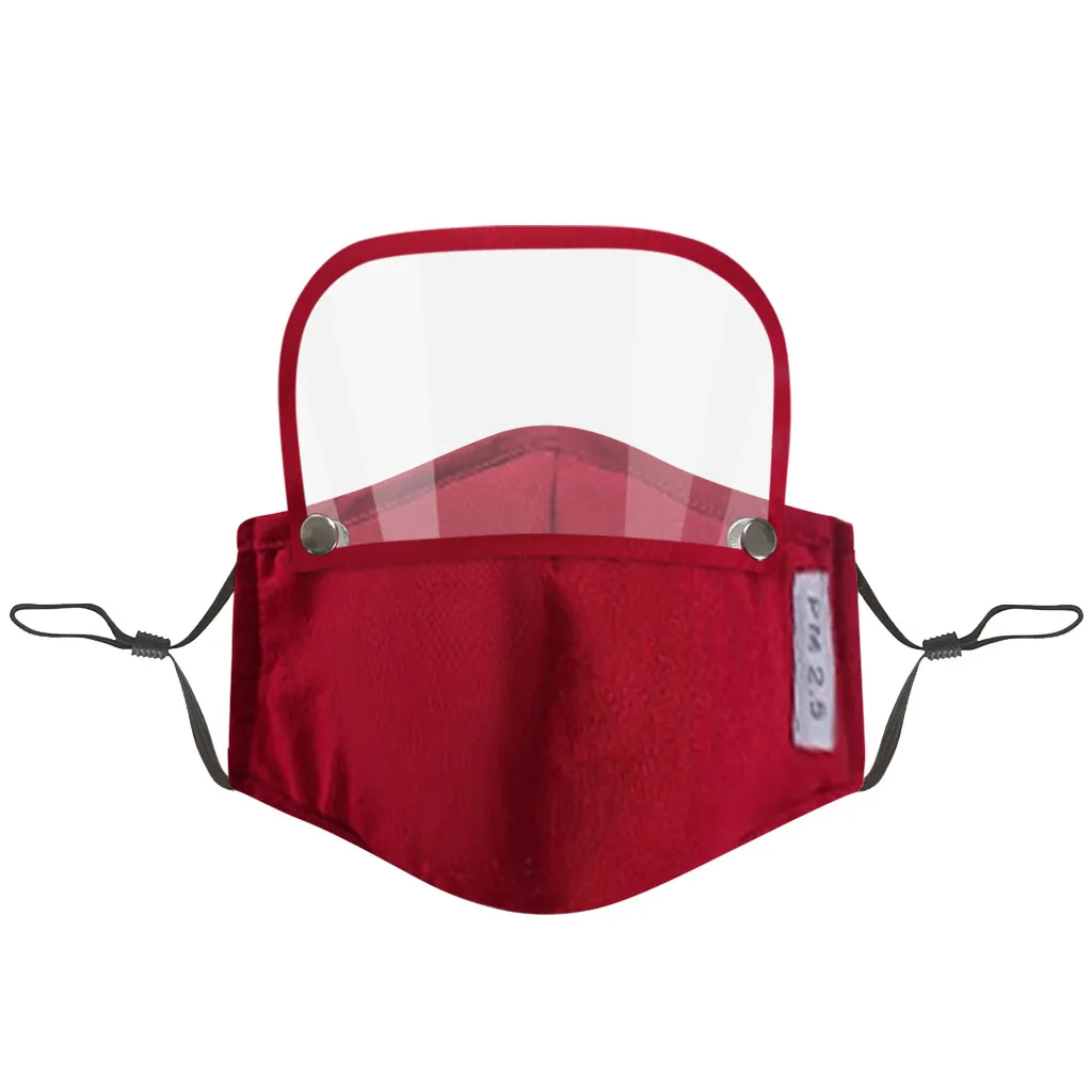 

Unisex Outdoor Cotton Reusable Washable Windproof Dust-proof Breathable Adults Face Mask With Filter And Detachable Eye Shield