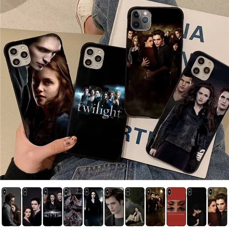 

MaiYaCa TV Twilight Isabella Edward Cullen Phone Case for iPhone 11 12 13 mini pro XS MAX 8 7 6 6S Plus X 5S SE 2020 XR case