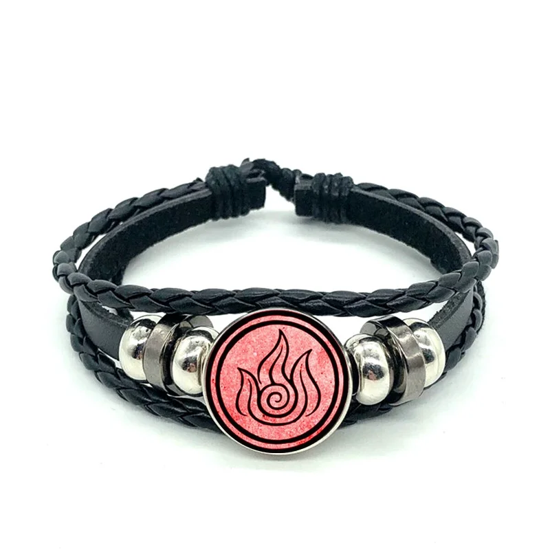 Cosplay New Avatar The Last Airbender Bracelet Kingdom Jewelry Air Nomad Fire And Water Tribe Dome Glass gift | Тематическая одежда