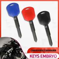 motorcycle uncut blade keys embryo for honda cb600 cb800 cb1300 cbr600rr cbr893 cbr929 cbr1000rr cbr1100xx blank key shell case