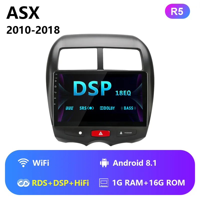 2G+ 32G Android автомобильный радио мультимедиа Navi плеер 2 din dvd для Mitsubishi ASX 2010- CITROEN C4 peugeot 4008 gps навигация - Цвет: R5