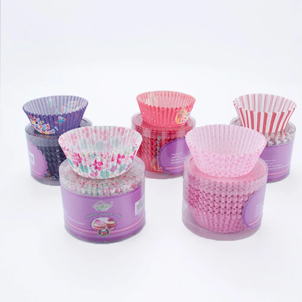 

150pcs/Pack Paper Baking Cups Various Styles Cupcake Liner for Wedding Party Birthday Decoration (Random Delivery)