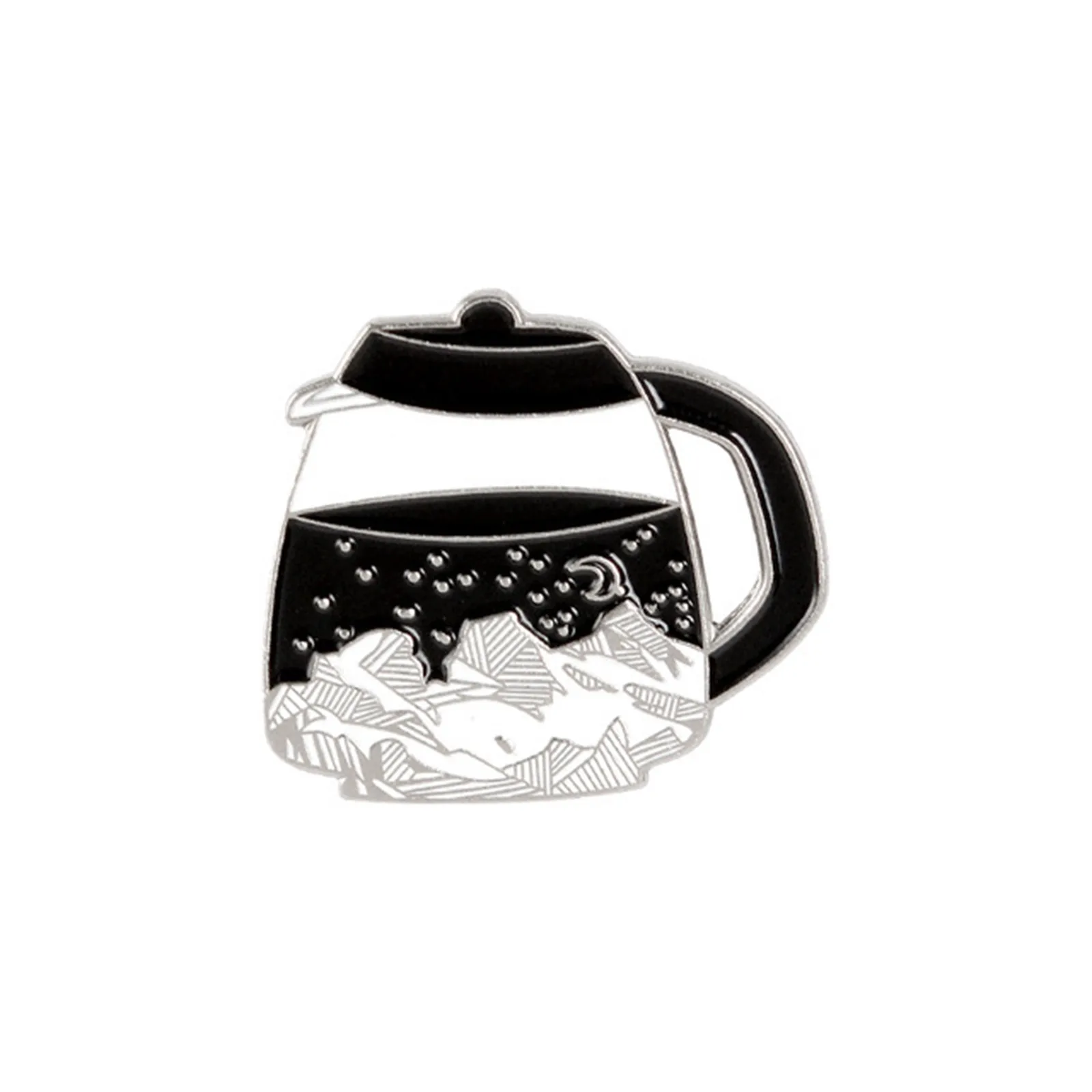 

Creative Round Heart Mountain Peak Landscape Outdoor Adventure Brooches Catoon Badge Lapel Pin Shirt Bag Coat Backpack DIY Decor