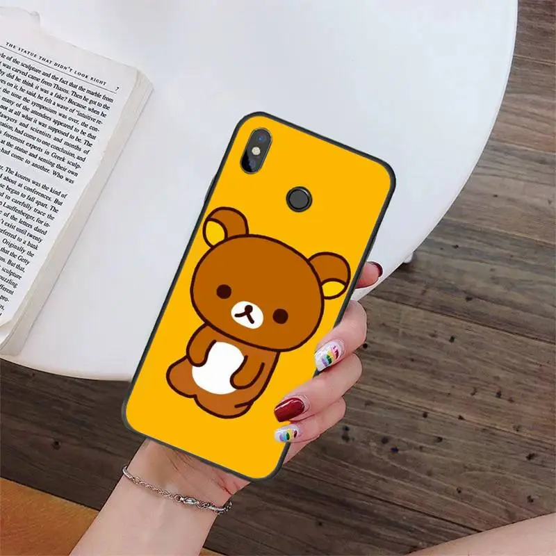 

Cute rilakkuma Phone Case For Xiaomi Redmi Note7 Pro Note8 Pro 8T Note9 9S Redmi8 8A Note10 9C