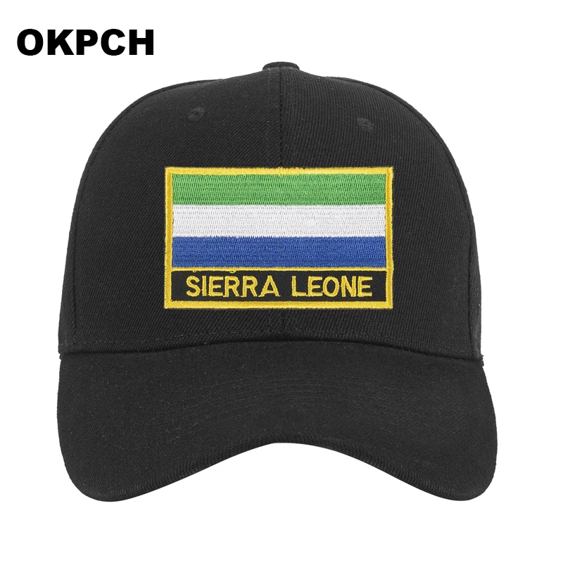 

Сьерра-Леоне флаг Бейсбол Кепки Для мужчин/женские тактические армейские хлопковая военная шапка US унисекс в стиле хип-хоп шапки на открыто...