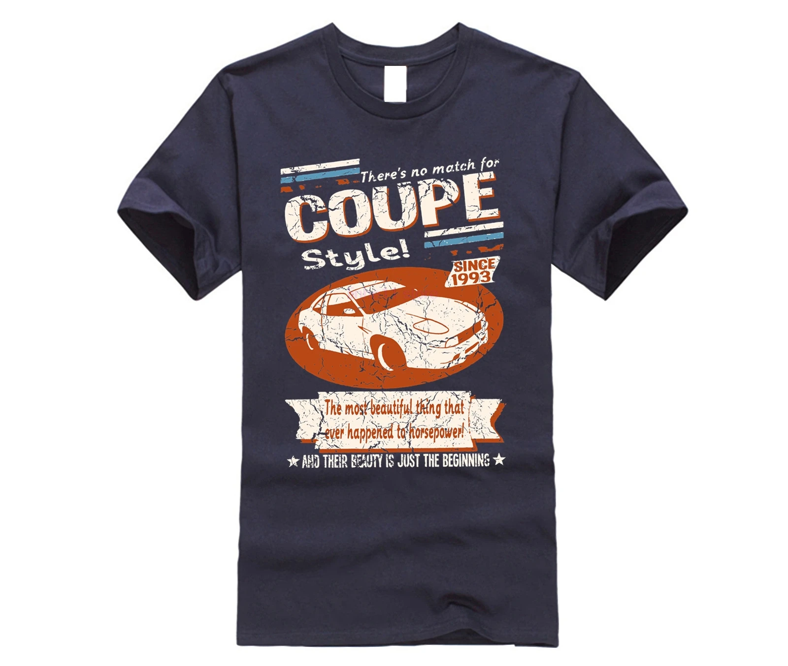 Fiat Coupe 1993 Estilo Retro Hombres Camiseta Autom | Мужская одежда