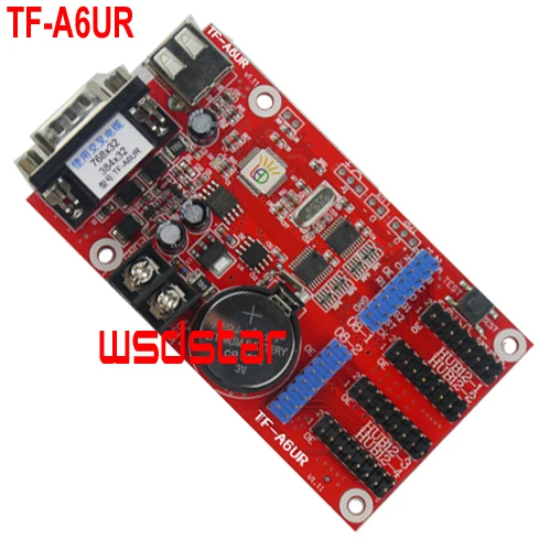 TF A6UR 768*32 384*64 2 * HUB08 & 4 HUB12 одноцветная и Двухцветная светодиодная карта