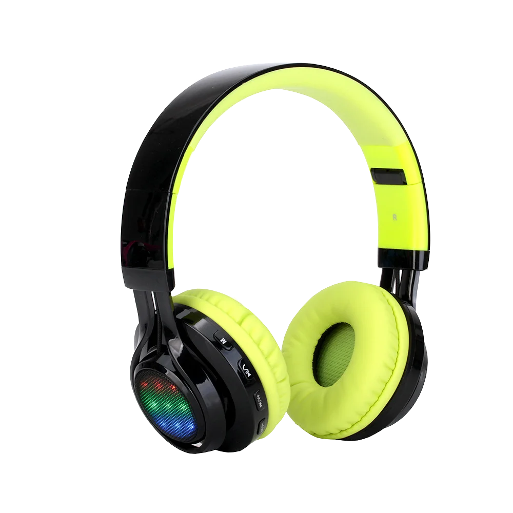 Новое поступление СВЕТОДИОДНАЯ Беспроводная складная гарнитура Super Bass Bluetooth 4 2