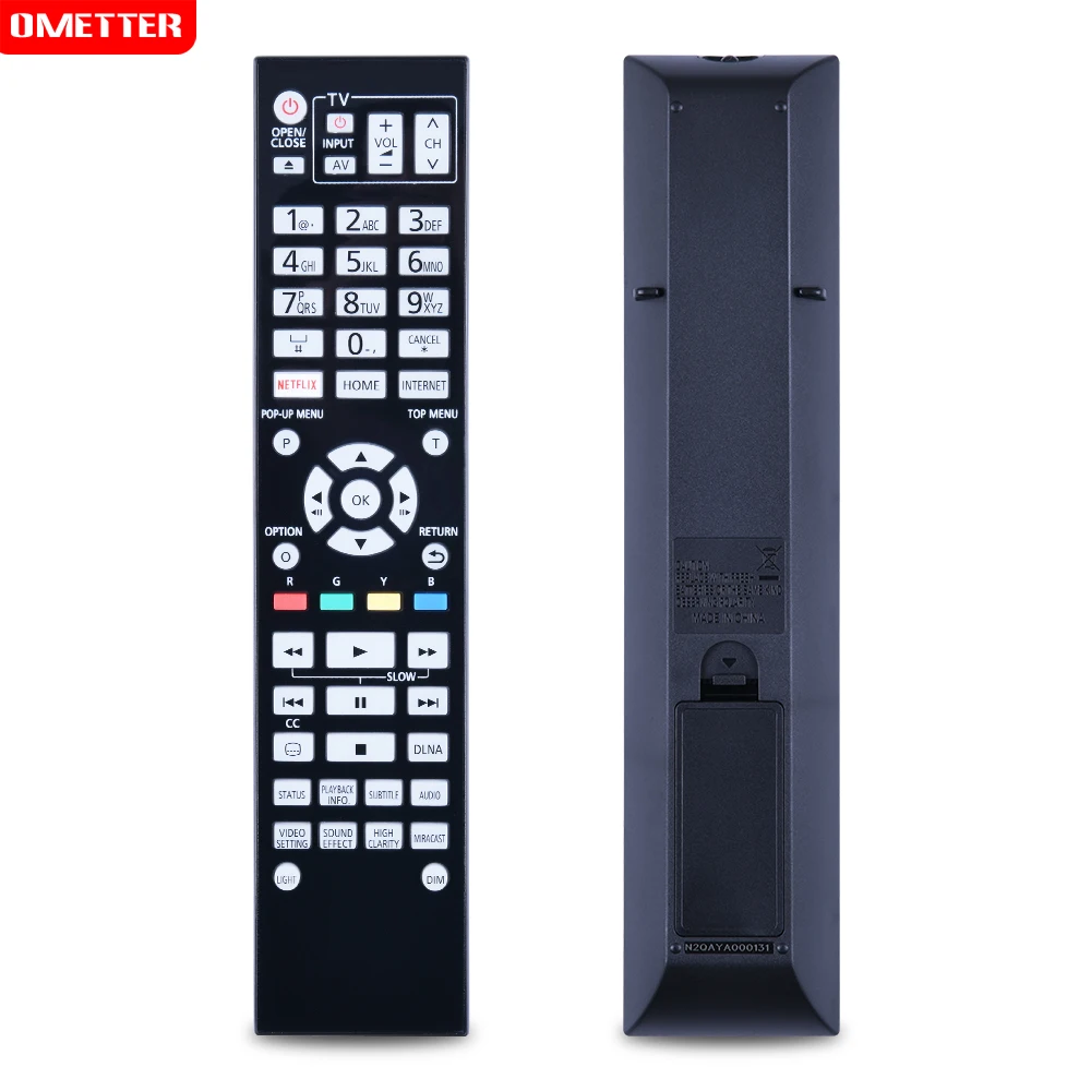 

NEW Original N2QAYA000131 For PANASONIC Blu-Ray Disc Player Remote Control DMP-UB900 DMP-UB900GN DMP-BDT700 N2QAYA000128