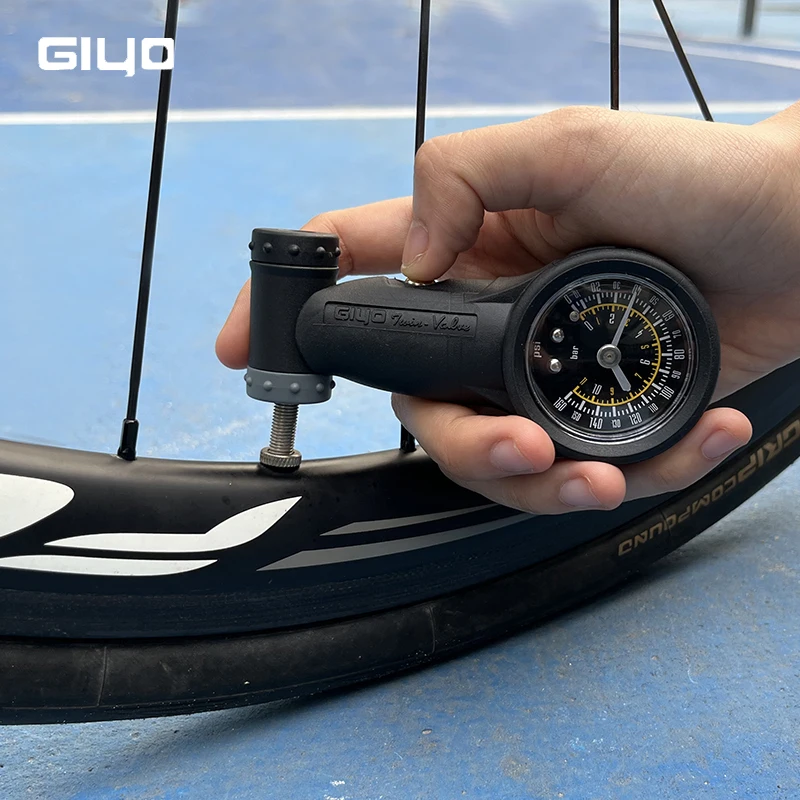 Шинный манометр GIYO Schrader/Presta клапаны Воздушный 160 PSI профессиональный барометр