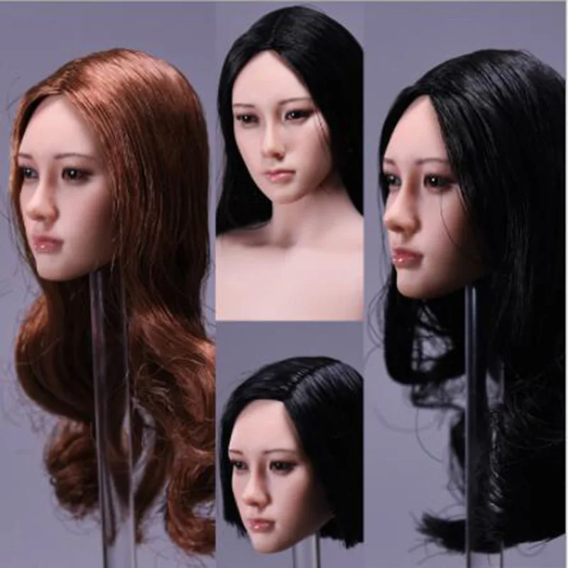 

1/6 масштаб Эмма Уотсон голова лепить Красивая Леди Резьба по голове для 12 дюймов Женская девушка женщина DIY загар Цвет фигурки тела