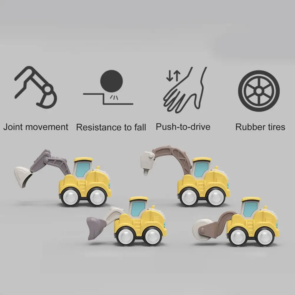 Экскаватор дорожный с инерционным механизмом игрушечный инерционный автомобиль