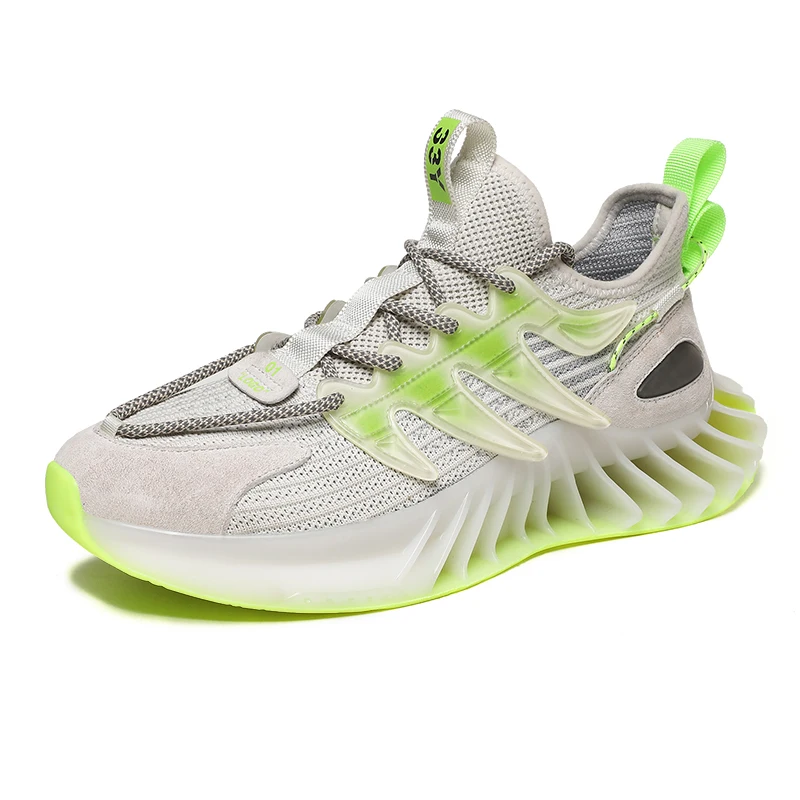 

New Arrival Trend Men Running Shoes Brand Designer Hollow Bottom Blade Sneakers Breathable Outdoor Training Sport Shoes