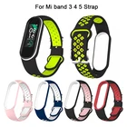 Ремешок сменный силиконовый для Xiaomi Mi Band 5 4 3, спортивный браслет для Mi Band 3 4 band5, xiaomi Mi Band 4 5