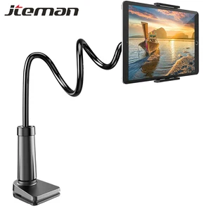 phone holder flexible 360º long arm clamp bed tablet car selfie desktop mount lazy bracket stand for iphone ipad android samsung free global ship