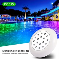 ip68 waterproof underwater night lamps rgb dc12v led outdoor for garden swimming pool fountain spa party bathroom