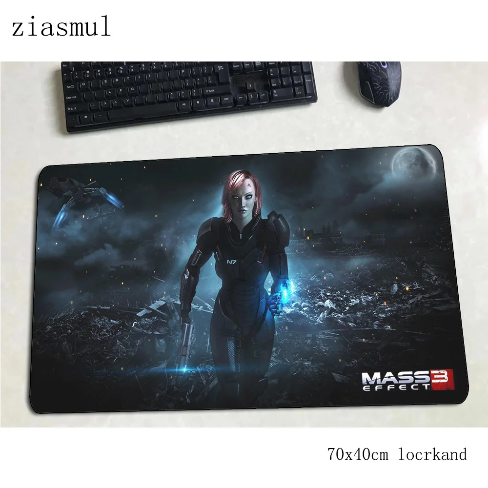 Массовый эффект коврик для мыши 3d компьютерный 70x40 см игровой большая Милая padmouse