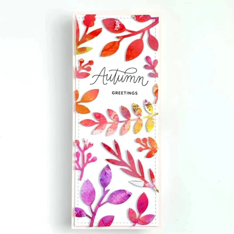 

Panalisacraft Autumn Leaves Metal Cutting Dies Stencils for DIY Scrapbooking/album Decorative Embossing DIY Paper Cards