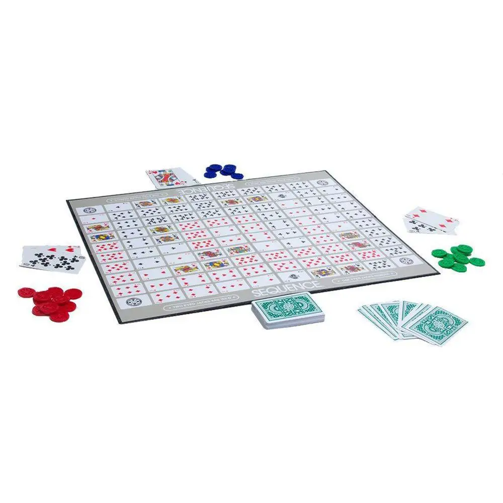 Family party card strategy game sequence board for 2-12 players | Игрушки и хобби